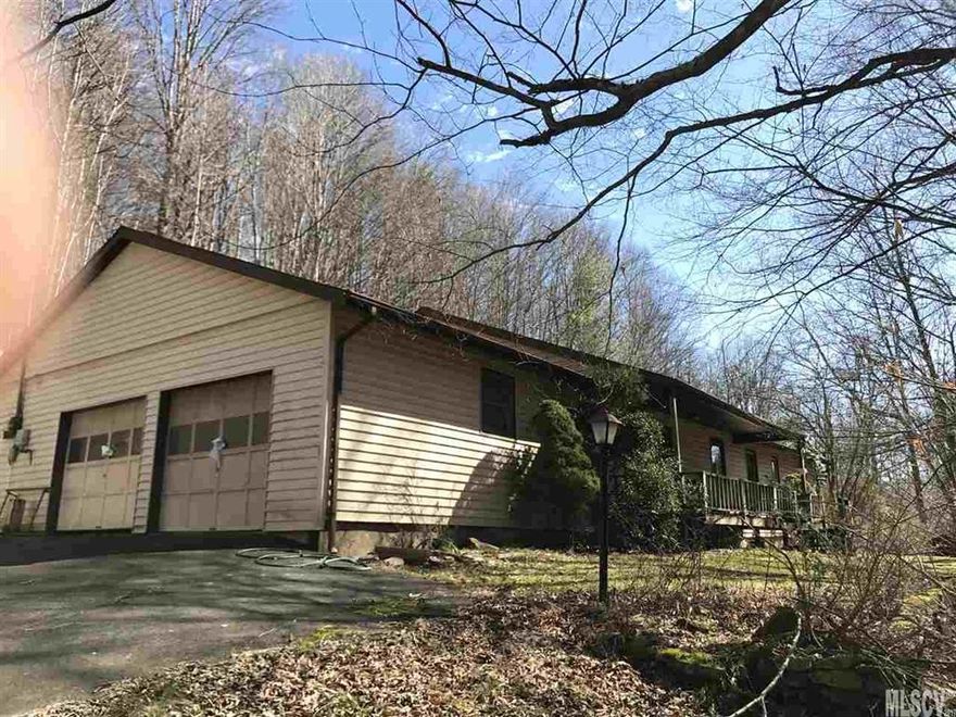 Seller has accepted an offer on this property, we are awaiting Seller signatures  Take a look at this 3 bedroom, 2 bath ranch home with front deck and 2 car garage on over 3 acres. A lot of square footage and acreage for the money. Don't let this one get away. Home is being sold "as is, where is".