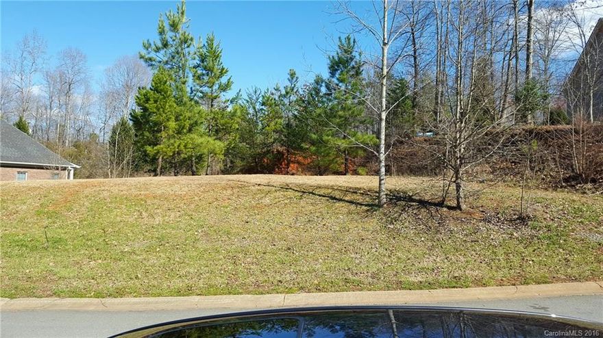 Lot has been cleared and is ready to build.  Beautiful neighborhood filled with luxury homes, this is one of the last lots available.  Water and sewer taps are in place - additional charges: $50 to set the meter in place, $1250 to run water line from tap to meter, $$2000 to run sewer line from tap to meter.