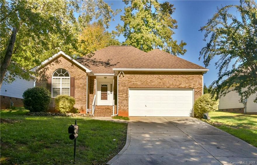Fantastic Value! Great opportunity to make this house your own.  3 bed 2 bath home has great open layout. Complete with large master with en-suite and walk-in closet. Vaulted ceiling and open site lines in large living, kitchen and dinning areas. Gas fireplace in living room.  Back deck off open living area, great for entertaining. This house needs some updating but priced for buyer to make their own design choices.  Homes in this neighborhood, minutes from uptown Charlotte, don't last long.