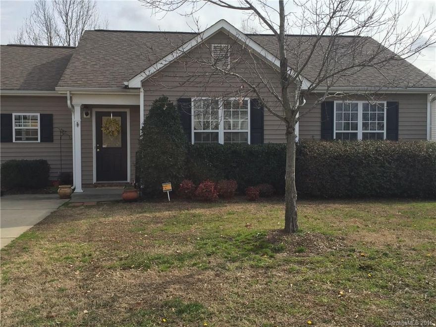 Beautiful home in Fort Mill School District.  Open floor plan. LR/DR vaulted ceilings. FP in LR. Laminate wood flooring, carpet in BRs.  42"kitchen cabinets, lots of counterspace. Large Master BR w/tray ceiling, Huge WIC, garden tub, stand alone shower.  Nice size extra bedrooms  Fenced in large backyard with expanded deck.  In-ground irrigation, landscaped. Minutes from schools, shopping and interstate. USDA eligible.  Agent is seller.  Home warranty provided.