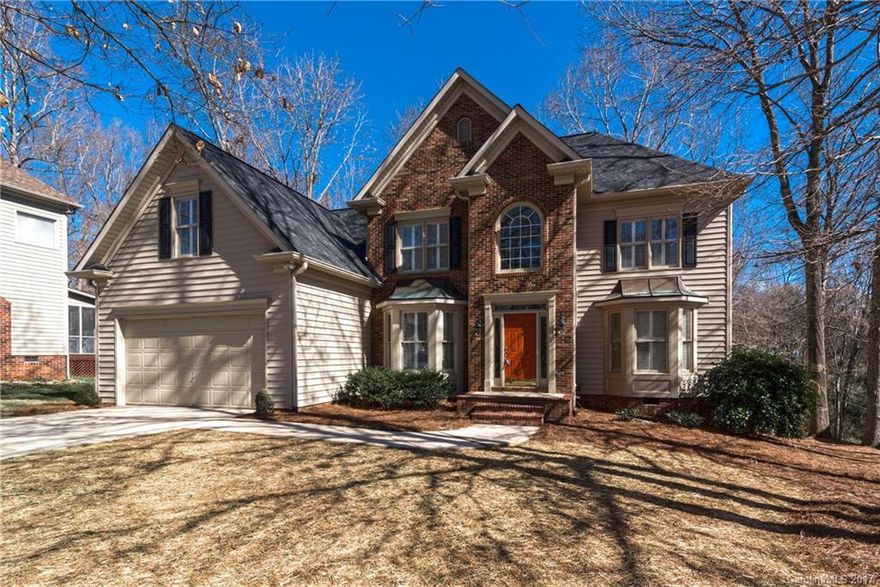 Great location! Beautiful 5 bedroom, 3.5 bath family home, master down, nestled in cul-de-sac of small quiet neighborhood. Large trees in front bordering flat driveway, fenced in backyard buffered by wooded green space.  Numerous updates to this one-owner home including HVAC, roof, and siding.  Hardwoods down, tile flooring in baths, dual walk in master closets, plantation shutters throughout, laundry on main floor, workshop in basement and garage. Walking distance to town, easy access to 77.