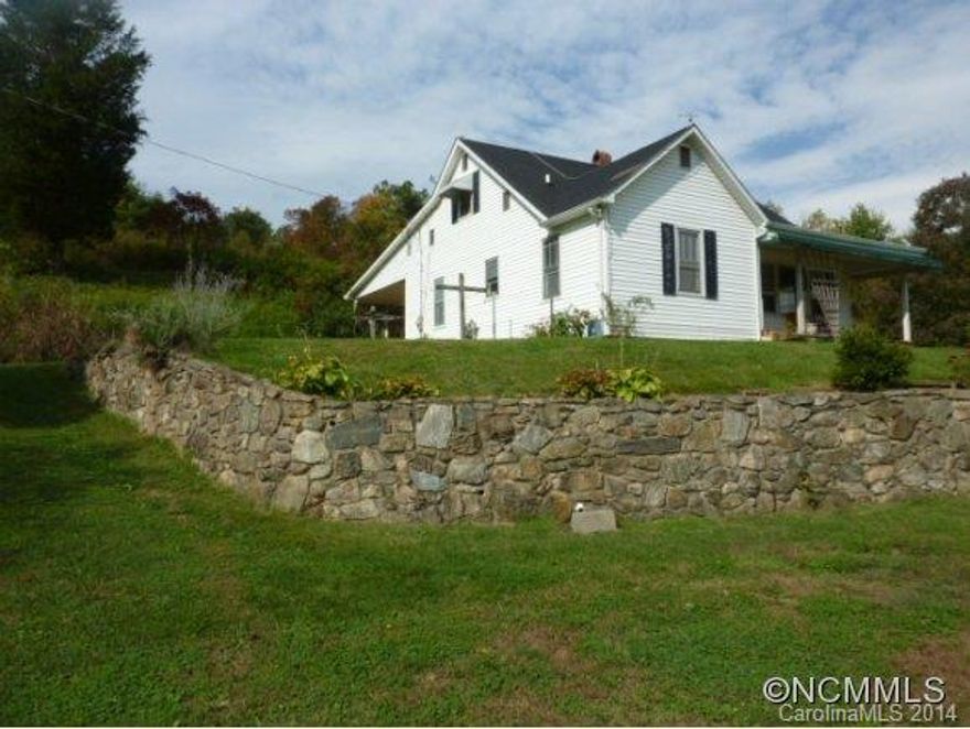 This is a sturdy little farmhouse...been well taken care of...great starter home or retirement home in a quiet and beautiful part of Madison county...the house is heated with a monitor  heater in living room and a wood stove.  The wood stove does not convey.  there is a green area for gardening..really is something special to see for the money.