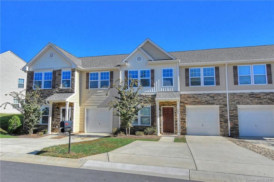 Affordable 3 bedrooms/2 baths townhome in a gated community with low SC tax.  Upgraded kitchen cabinets with lots of storage space,  granite counter top, pantry and stainless steel appliances.  Study/sitting area on first floor. Ceramic tile in upstairs bathrooms. New carpet and fresh paint throughout.  Backyard with open community green space.  Minutes away from shopping, restaurants, entertainment, and the Lake.