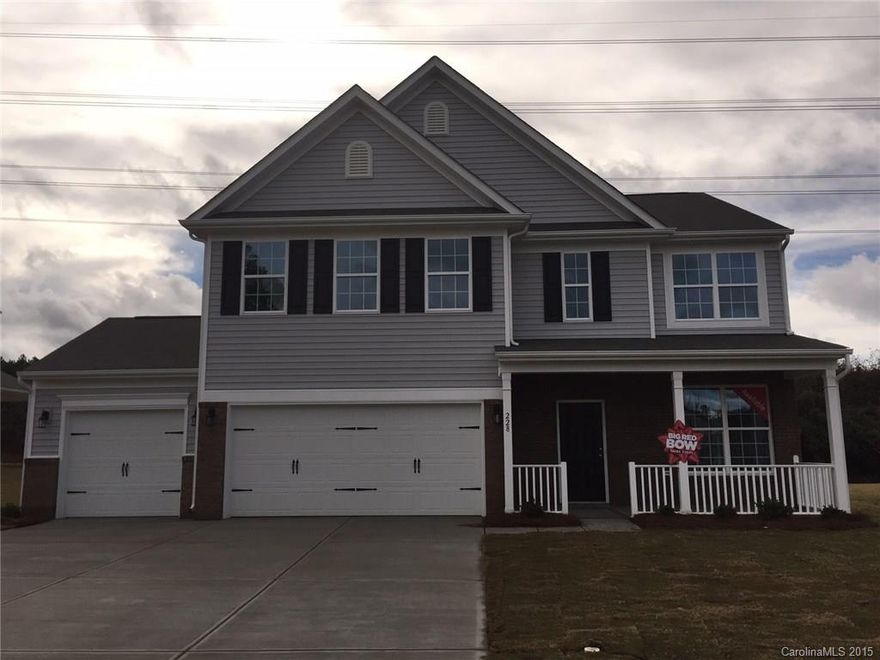 What a home!  Beautiful brick exterior with covered porch in rear for outdoor entertaining and relaxing! Upgraded light and plumbing fixtures, tile in master shower, designer interior paint, crown molding and upgraded flooring throughout!  Kitchen includes maple cabinets, granite countertops, island, hardware, subway tile backsplash and stainless appliances!  Come see this gorgeous home today to make it yours!