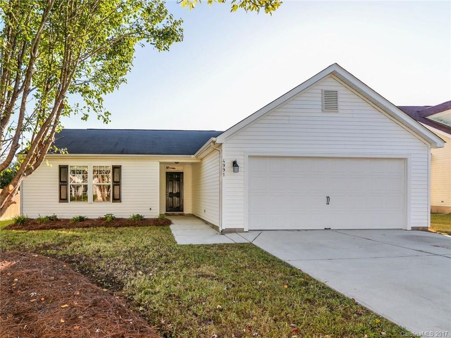 Super nice 3 bedroom 2 bath ranch in the outstanding school district. Neat & ready for you. New floors throughout, kitchen had been completely upgraded with new refinished cabinets, granite counter tops &  SS appliances.  Close to I-85, Harrisburg and new George Liles Pkwy extension for fast access to Afton Ridge and NW Cabarrus.