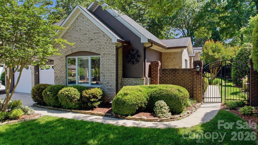 Tucked within a sought-after gated community in Cornelius, NC, this beautifully designed full brick ranch blends comfort, convenience, and a relaxed lakeside lifestyle. Offering true main-level living and an open-concept floor plan, the space feels bright, inviting, and perfectly suited for both everyday living and entertaining.
Step inside to find spacious living areas filled with natural light, seamlessly connecting the kitchen, dining, and living spaces. Outdoors, the home truly shines with beautifully landscaped grounds and a custom waterfall feature that creates a serene, private retreat. The backyard is designed for enjoyment and ease, featuring a built-in grill and space for relaxing or hosting.
Residents enjoy a low-maintenance lifestyle, along with exceptional community amenities such as a pool, tennis and pickleball courts, and private beach access to Lake Norman. Even better, this property includes a deeded deep-water boat slip, making it easy to enjoy life on the water. 
This is where everyday living starts to feel like a getaway.