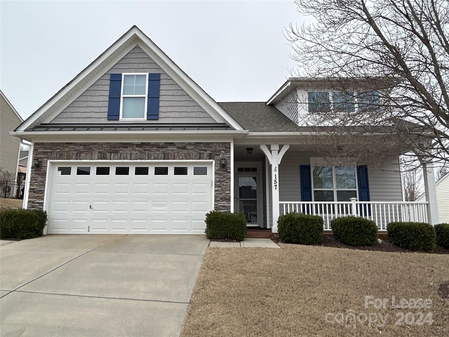 Fantastic ranch with bonus and extra bedroom upstairs. Inviting front porch. Hardwood floors, crown molding and plantation shutters. Open living, dining and kitchen. Gas fireplace. Beautiful kitchen with updated lighting, gas range and large island. Primary has tray ceiling, dual sinks, garden tub, water closest and walk-in closet. Backyard is a dream-large patio with sunshade, fully fenced and nicely landscaped! Please note Renters Insurance is required. Pet Fee is per pet that does not exceed 35 lbs.