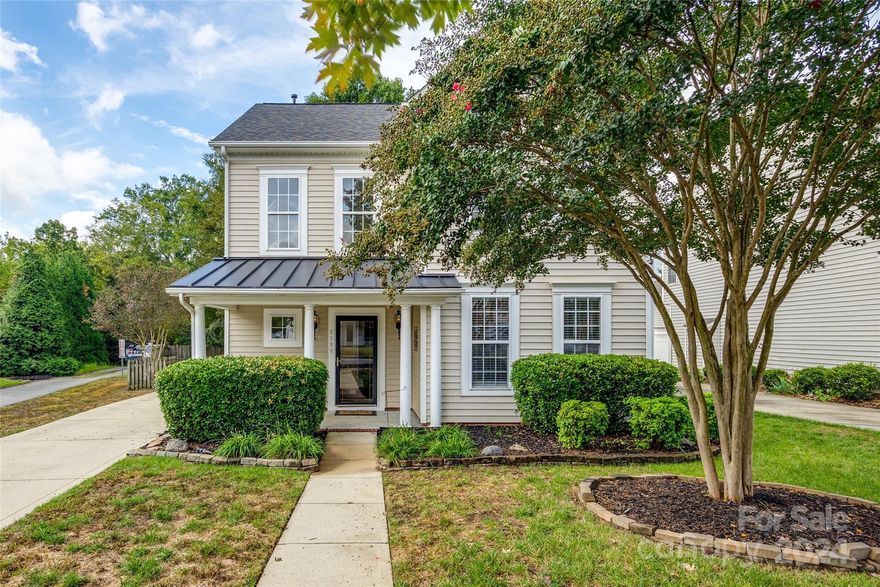 Fantastic home in the sought-after Laurel Park neighborhood! This spacious 4-bedroom, 3.5-bathroom home offers the perfect blend of comfort and convenience. The entry foyer opens into a formal dining room, then leads into an open-concept family room with a gas fireplace. The kitchen features granite countertops, stone backsplash, under-cabinet lighting, and new disposal and dishwasher in 2022. The 4th bedroom has a separate staircase just off the kitchen and has a full bathroom, making it ideal as a guest suite, large bonus room, private office, or teen hangout. Downstairs, there is a mudroom/laundry room just off the kitchen. Plenty of parking on a long driveway with a gate that leads you to a side-entry, two-car garage. Enjoy the outdoors in the fenced 1/4 acre backyard, and take advantage of community amenities like parks, pools, tennis, and pickleball. Roof in 2022, upstairs HVAC 2022. Great location near shopping, restaurants, Cabarrus Country Club, and Cabarrus county schools!