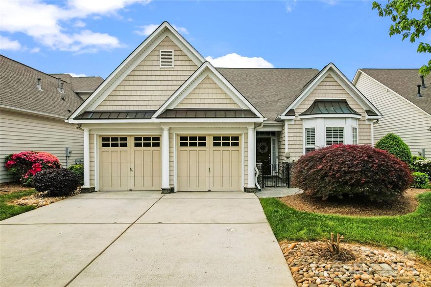 This tastefully updated patio home features 3 spacious bedrooms and 3 full baths, including a sought-after primary suite on the main level. The open, modern floor plan perfect for entertaining, with a stylish kitchen that feature quartz countertops, a tile backsplash and SS appliances. Neutral paint and brand-new carpet make this home move-in ready. Multipurpose loft gives the homeowner options.  The maintenance-free exterior means more time to relax on your covered back porch in the fenced backyard. Don’t miss this low-maintenance gem with tons of interior storage!