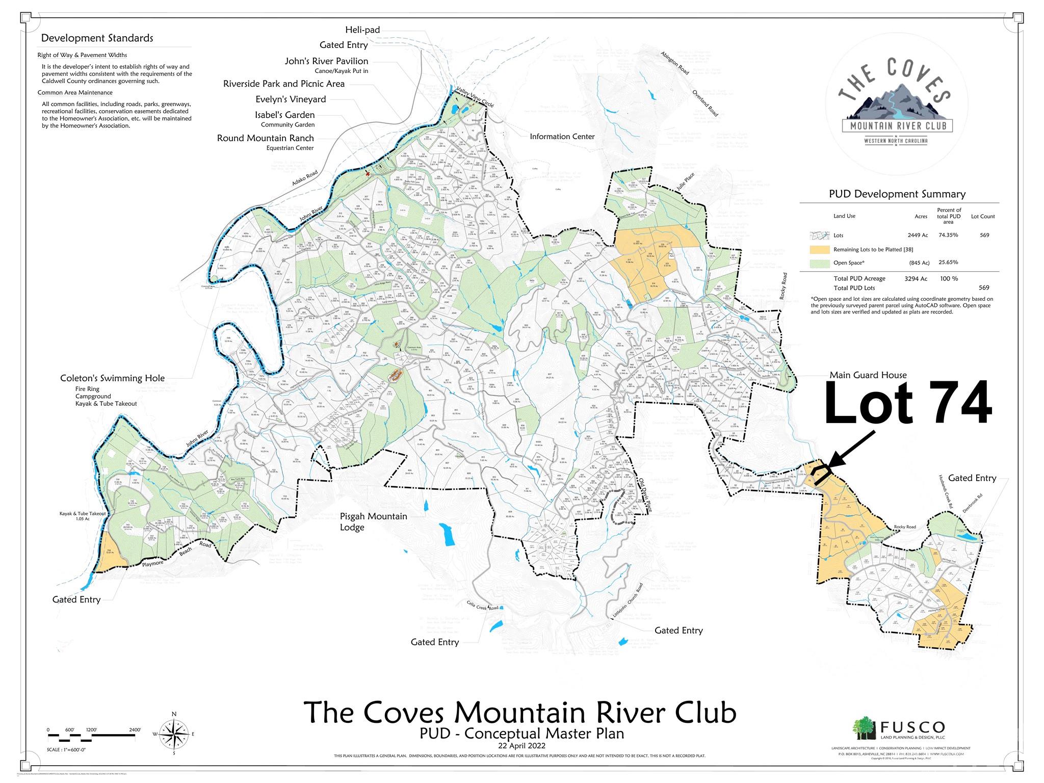 The Coves Mountain River Club - Land
