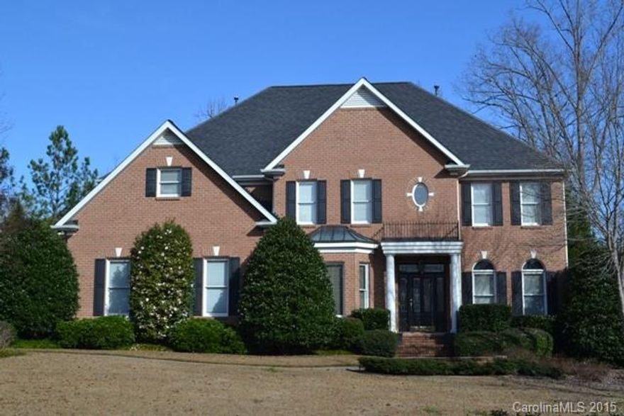 Awesome brick home with tons of living space. Gorgeous formal dining room, living room has fireplace/gas logs with custom built-ins. Granite kitchen with stainless appliances, pull out drawers, breakfast area.  Unique great room just off kitchen with plantation shutters.  Every BR is large with walk in closets!  Guest bedroom/office on main level with private bath. Extra room off bonus would make great exercise space. Sitting room just off master, walk-in laundry, huge screen porch.