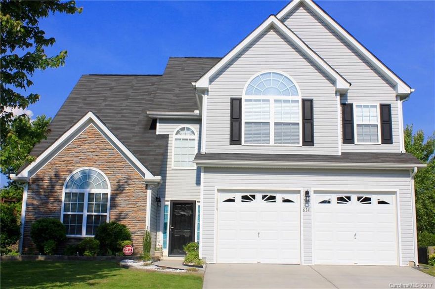 Gorgeous home with hardwood floors on the main level, formal living and dining rooms, large sunken great room that opens to the kitchen. All four bedrooms have vaulted ceilings. The master suite has a luxury bath with dual sinks and a garden tub, large walk-in closet, sitting area and vaulted ceilings! County taxes and eligible for USDA financing.