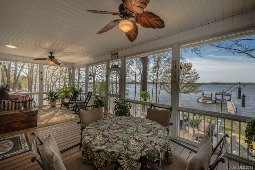 Spectacular Lake Wateree Home for the entire family. Open Water, Private Sandy Beach, well designed open spaces & details, huge semi-finished bsmt (Drywall, A/C & Heat), Upgraded Gourmet Kitchen, Elegant Tile & Granite Bathrooms, Screened Porch & Lower Deck offer magnificent 180 Lake views & gorgeous Sunsets, outdoor kitchen perfect for entertaining friends & family, large covered Dock, Boat lift, & Jet-ski Port, 50' boat house w/ private ramp, Greenhouse w/auto-vent system. Make an appointment!
