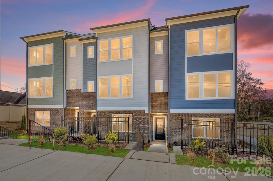 This thoughtfully designed David Weekley 2-bed, 2.5-bath floorplan offers modern comfort and thoughtful detail throughout. As an interior unit, it features a spacious balcony, 9-foot ceilings, and a 2-car tandem garage for added convenience. Enjoy energy-saving construction, Frigidaire Gallery appliances, Shaw LVP flooring, and a stylish kitchen island that anchors the open-concept living space. Perfectly crafted for both everyday living and effortless entertaining.