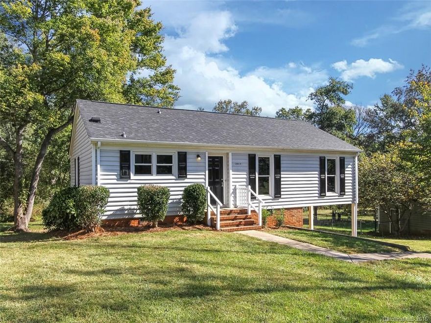 Adorable, updated ranch in Mint Hill!  Home has granite counters, stainless appliances and fully updated baths!  New tile, carpet and fresh paint throughout. Brand new roof and huge deck with an outdoor bath.  Lot is large and private with extra storage and a one car carport.  Wonderful location and great neighborhood!