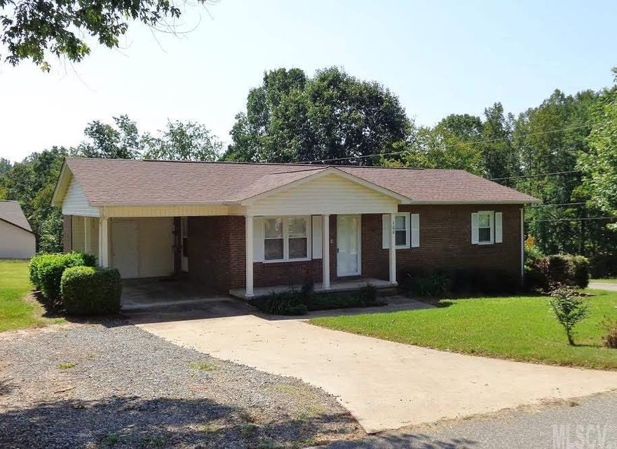 Adorable brick home conveniently located in Morganton. Step inside from the covered front porch into the living room. The living room shines bright with lots of natural light. Just off the living room is a spacious open concept kitchen and dining room. Step outside through the dining room onto a 10' x 20' covered back deck. This area is perfect for enjoying dinner outside or entertaining guests during the upcoming cool fall nights. Rounding out the interior of the home are three nice sized bedrooms and one centrally located bathroom. Enjoy one level living with a level lot. Home has replacement windows. This home is just minutes from Broughton Hospital, Carolinas HealthCare System Blue Ridge, J. Iverson Riddle, and Interstate 40.