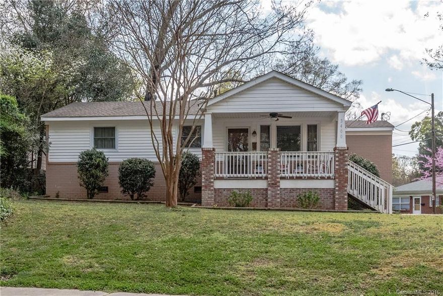 This ADORABLE 3bdrm/1brm totally updated ranch-style home in Merry Oaks neighborhood features S.S. appliances, hardwood floors ,a spacious fenced backyard and much more.  Adjacent to Merry Oaks park, with walking trails, access to the green-way and Just minutes from Uptown Charlotte and Local restaurants. This will not last long!