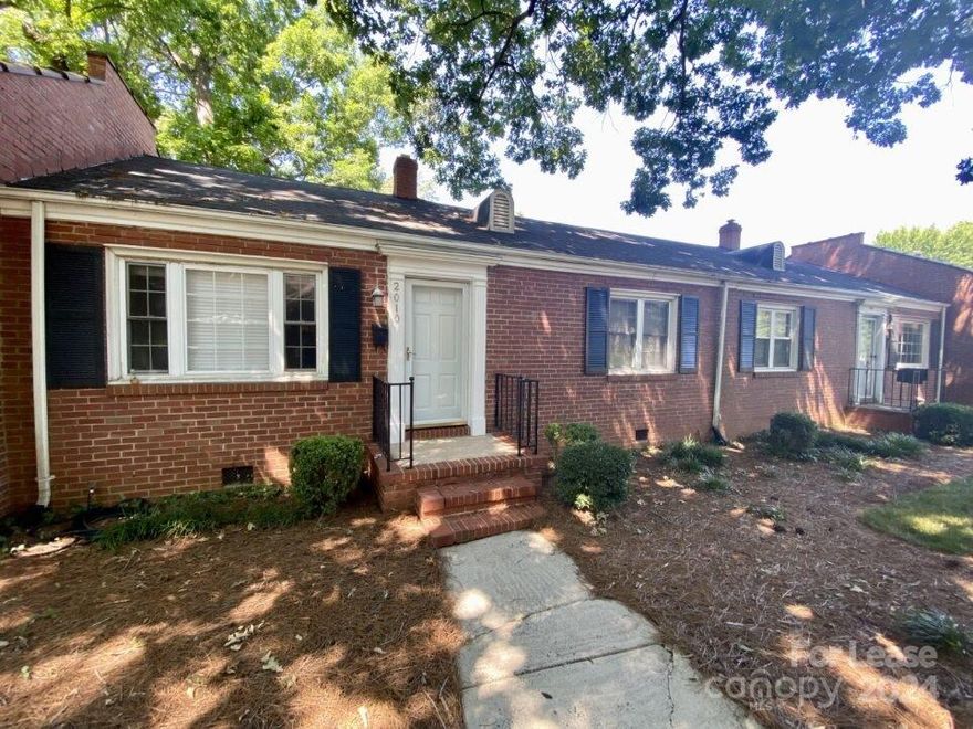 Ready to live in the heart of MYERS PARK? This spectacular one-level condo is move-in ready! Water, sewer and trash for each unit is $60.00 per month, this will be in addition to the monthly rental price. Easy access to Freedom Park, Sugar Creek Greenway; close to all Myers Park conveniences, Selwyn & Park Road Shopping amenities, hospitals, Queens University & more! 5 minutes to uptown Charlotte.