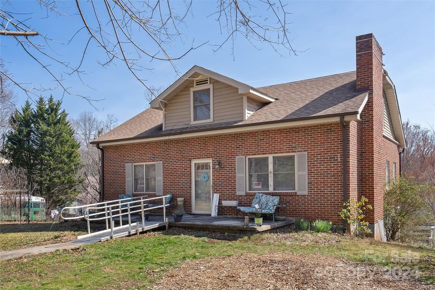 Great location in Haw Creek, less than 10 minutes to Downtown Asheville. Solid, 1960 Brick 2-Story home. 5 bedrooms offers flexibility (home office potential.) House needs renovation, but appears to be solid. Home being sold by heirs, subject to bankruptcy court approval. Attorney assisting sellers assures that approval can happen within +/- 21 days from submission of accepted contract. Heat pump currently used for heating and cooling. Oil boiler in basement for baseboard radiators not used for several years, not sure if it works. Oil tank is above ground, appears to be empty.