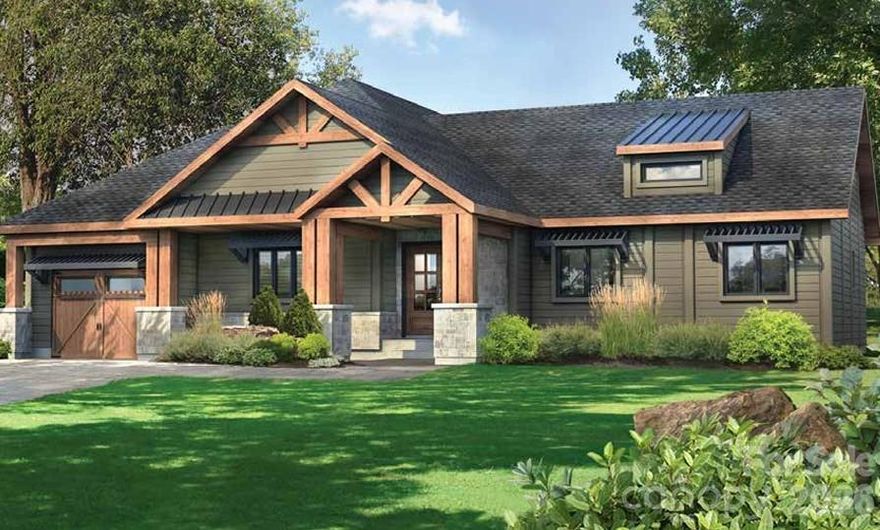 Discover an opportunity to build a brand-new Craftsman-inspired home on a premium lot in the Hawks Pointe section of the Southpointe community at Lake James. This proposed construction pairs the Orford Craftsman plan (approx. 1,983 sq ft on the main level plus attached garage, per plan) with a gently sloping, wooded homesite offering seasonal views and easy access to Lake James recreation and community amenities.  This lot is available at MLS ID#4349838, and is available for separate purchase.

The Orford plan features an open-concept main living area with a spacious great room, defined dining area, and an efficient kitchen layout designed for everyday living and entertaining. Four bedrooms and three baths on the main level (per plan) allow for flexible use as guest rooms, office space, hobby rooms, or multi-purpose spaces to fit a variety of lifestyles. A dedicated laundry, walk-in storage, and attached garage support convenient main-level living. Room dimensions and total heated square footage are based on the builder’s plan and are subject to change during design and construction.

Hawks Pointe is part of the Southpointe community, known for paved roads, underground utilities, and access to community amenities maintained through an owners’ association. Opportunities may include neighborhood walking streets, community pool, lake access areas, and nearby marina options; buyers and their representatives should verify current HOA inclusions, fees, and any desired membership opportunities directly with the association and appropriate service providers.

This is a proposed home on a vacant lot. Please see separate listing for vacant lot, which is for purchase independently of this proposed home. Photos, renderings, and floor plans are representative of the builder’s Orford Craftsman design and may show optional features, upgrades, or exterior finishes not included in the base package. Final specifications, materials, finishes, and pricing will be determined through a separate construction agreement with the builder and are subject to change without notice. All measurements, plans, and descriptions are approximate and not guaranteed; buyers are encouraged to obtain independent measurements and consult design professionals as needed.

Sale may be subject to architectural review and community guidelines. Builder and listing brokerage make no representations regarding views, short-term rentals, internet providers, or future development in the area. Buyer to confirm all restrictions, utility availability, tap fees, and other items important to their use of the property with the appropriate authorities prior to closing.

DISCLAIMER:  
Home to be built. Design and pricing subject to architectural review and approval. Floor plans and finishes can be customized or modified to suit buyer’s preferences.