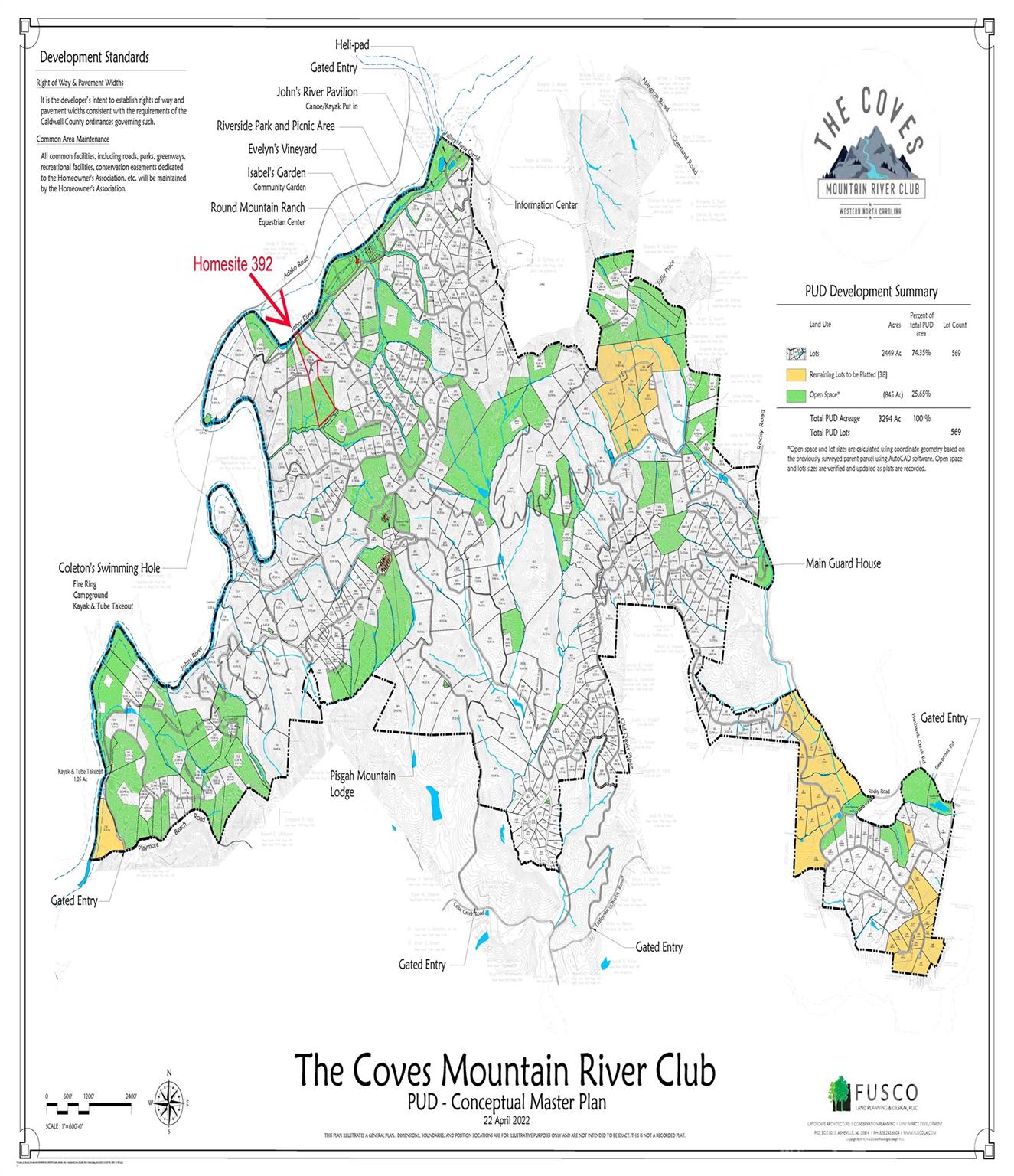The Coves Mountain River Club - Land