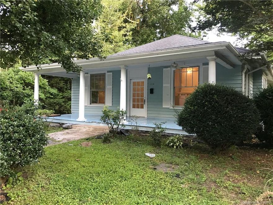 Historic Downtown Hendersonville home. This Fifth Avenue home has had some updates and is ready for your finishing touches. Spacious home with basement for storage or additional living space. You will fall in love with the 10 ft ceilings, hardwood floors and full-length covered front porch. Don't miss this great home with historic feel to it. Property sold "as-is." Please call agent with any questions.