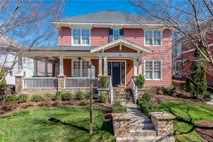 NEW COTSWOLD LUXURY LISTING!  Don't miss this one!  No expense was spared in this gorgeous custom-built Craftsmen. The generous wrap-around porch welcomes you home. The porch features three seating areas and elevated views. Inside, 10-foot ceilings on the first floor, extensive moldings, and coffered ceilings will impress. The dining room and chef's kitchen will have you planning your first party immediately!  The kitchen, large breakfast area, entertainment area, and great room all overlook the breathtaking pool. The chef's kitchen features NEW Wolf SS appliances. 
Upstairs, the oversized master suite with incredible storage and the large updated bathroom is a full retreat. There are 3 other ample sized bedrooms, one of which is ensuite.  
This home has one of the most beautiful backyards and pools in Charlotte! The over-the-top landscaping is incredible.
This home has been meticulously maintained and has so many upgrades you add this to your must-see list!