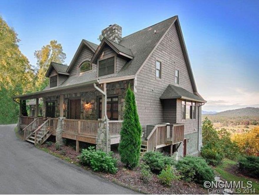 Incredible views of the Cane Creek Valley from almost every room! Large spacious rooms AND quality construction make for a dynamic opportunity. This is a home NOT TO BE MISSED. Pristine condition, hardwoods, dramatic stone fireplace, granite & stainless kitchen, gas cooktop. New recirculating hot water heater. Triple heat pumps - two with gas back-up. Tons of storage space. 4 BR septic permit.