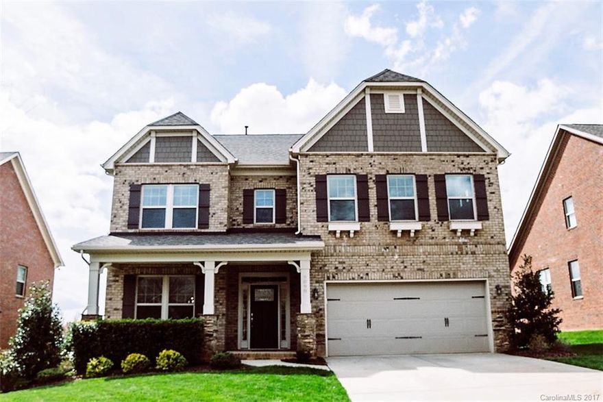 Welcome Home to this Pristine Brick Beauty in Desirable Barber Rock! The gorgeous entryway leads you into this fantastic open floorplan! The main level features a gourmet kitchen, great room w/gas logs, office/study, beautiful dining room and guest suite w/ full bath. Head upstairs to a luxurious Master Suite, 3 oversized bedrooms plus a large bonus room! Relax under the custom pergola overlooking the large, flat backyard, bordering trees and peaceful views! 5BR+Bonus, 3BA! Fantastic Location!