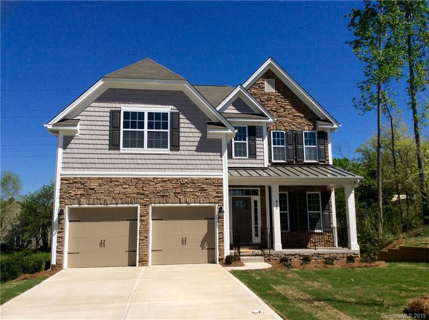 Brand new superbly appointed basement home on beautifully tree-lined cul-de-sac lot in Lake Wylie!  Top selling premier series home with custom features throughout.  Iron picket staircase, Stainless steel appliance package, Ceramic tile flooring in all baths and laundry,  Hardwood flooring in Hall, FR, DR, Kit/Bkft & Foyer, Granite counters kitchens and baths, Bumped out bonus room and garage, Large elevated deck in back, crown molding and trim package galore!...Absolute must see!