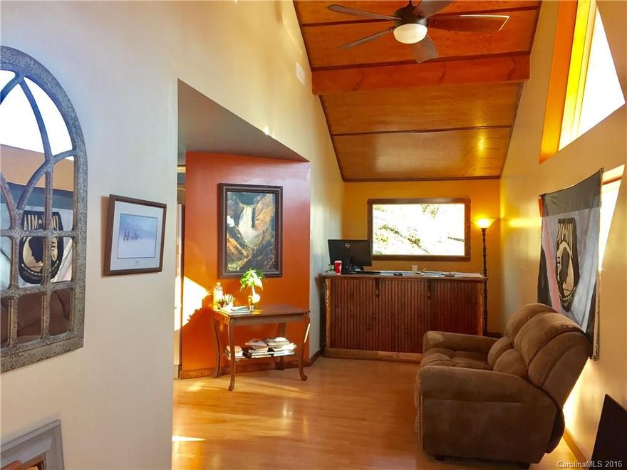 Great office Recently remodeled for Dentistry. plus multi unit land use w 2 acres that allow 16 units per acre. Zoning would allow site up to 42 more units. office Office building could be leased to qualified Prospect.  Ready to occupy and all up to code. Overlooks Swannanoa River and Walmart Property.