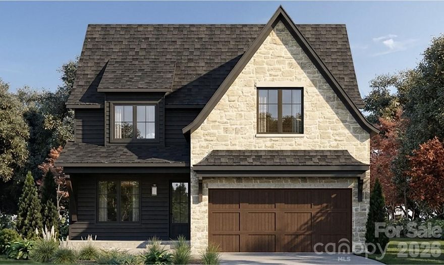 Crafted by local award-winning Springdale Custom Builders, this architectural masterpiece at 1117 Lomax Avenue represents the pinnacle of refined living adjacent to Charlotte’s prestigious Cotswold neighborhood. This stunning residence offers 3,939 square feet of meticulously designed heated living space, blending modern aesthetics with unparalleled craftsmanship. Ideally situated for the discerning professional, the home provides swift access to the vibrant pulse of Center City, the premier shopping of SouthPark, and the region’s leading hospital systems. The exterior makes a sophisticated statement with Urbane Bronze siding, Casa Blanca stone, and mahogany-toned accents. Inside, the gourmet chef’s kitchen features Calacatta Davinci Quartz and a premium 36-inch dual fuel range, complemented by a hidden scullery with a second dishwasher and Rosemary-hued cabinetry. 
The open-concept main level showcases Engineered White Oak flooring and a family room centered around a 42-inch ventless fireplace. Private sanctuaries include four spacious bedrooms and four and a half luxurious baths, as well as an office that can flex as an additional bedroom on the main floor. The primary suite is a true retreat, boasting a spa-inspired bath with a freestanding soaking tub, designer brushed gold accents and a walk-in shower with frameless glass. 
Enjoy Charlotte’s climate on the covered rear porch, perfect for alfresco entertaining. Located 
moments from the Charlotte Swim and Racquet Club, this home offers the ultimate neighborhood lifestyle. Property specifications include 4,864 total square feet under roof, a dedicated study, and a comprehensive designer lighting plan.