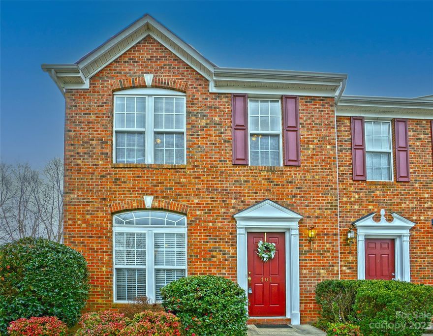 Charming 3 bedroom/2.5 bath End Unit townhome in Gabriel Estates.  Main level features a large kitchen with pantry, dining area, bright living room and inviting sunroom with plenty of natural light.  Private back patio is great for grilling and relaxing.    Upper level primary bedroom with ensuite bathroom and walk in closet, two secondary bedroom and full bathroom.  Great location … close to interstate, restaurants and shopping.   Refrigerator, washer and dryer convey.  NOTE:   CCR restriction ...  no dogs over 35 lbs. allowed