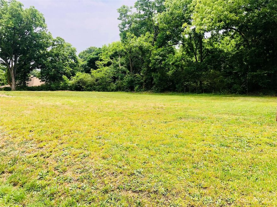 Great Investment opportunity! Nice large corner lot with city water and sewer available. Electrical is also ready. Large corner lot that would be perfect for a duplex or with confirmation of a survey, could be divided and used for 2 separate residential home sites.