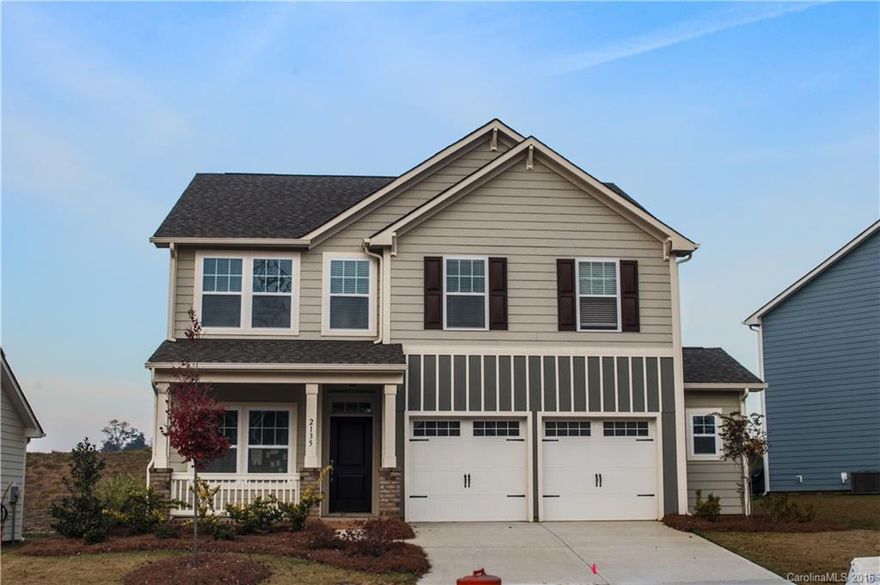 NEW 4BD/2.5BTH HOME near I77, Fort Mill, Pineville Shopping, Dining & Entertainment. Main Level boasts Private Study, Formal Dining, Kitchen with Island overlooking Oversized Great Room! Expanded Garage makes for more storage or work bench area! Master Suite on Second Level Features Tray Ceiling and Luxury Shower with Dual Bowl Vanity Cabinet in Master Bath. Amazing detail with Two Tone Paint, Hardwood & Ceramic Flooring, Granite, Stainless Steel & more! All you expect in a NEW home!
