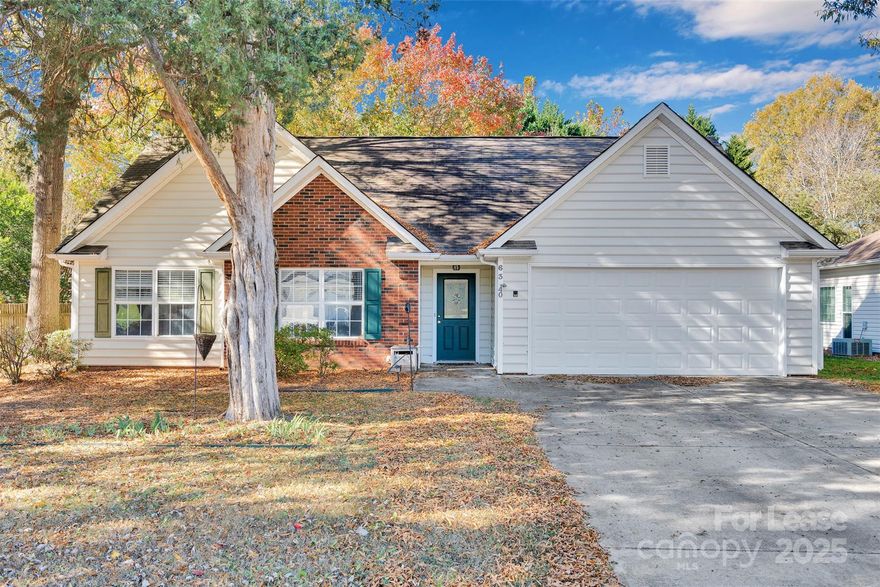 Beautiful ranch home on Short Lane featuring an open floor plan with fresh paint and new luxury vinyl plank flooring throughout. The spacious primary bedroom offers a vaulted ceiling, walk-in closet, and a private bath with shower. Enjoy a formal dining room, a kitchen with a bright breakfast area, and ceiling fans in every room for comfort, New washer and dryer. An additional room with stunning wood walls provides flexible space—perfect for a 4th bedroom, playroom, or exercise room. The private backyard is ideal for relaxing or entertaining. Home also includes a two-car garage with floored attic storage. Located in an area with excellent schools. No smoking/vaping. No pets. Good credit required.