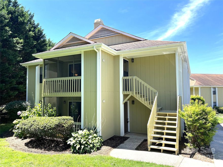 This beautifully updated, move-in ready home has it all! Located in a highly desirable area of South Asheville, you'll be centrally located to vibrant downtown Asheville and Hendersonville without city taxes. This low maintenance, condo offers one-level living on the first floor with the perfect blend of privacy and convenience. The interior has been renovated throughout to include fresh paint, window coverings, ceiling fans, and LVP flooring through the main living areas. The kitchen boasts new countertops, cabinet pulls, stainless sink, stainless refrigerator with water & ice maker and a glass top oven/range. The bathroom features new vanities, brushed nickel faucets, lighting, mirrors and a new toilet in the guest bathroom. Enjoy peaceful mornings with a cup of coffee on your screened-in porch or relaxing evenings with a book in front of your gas fireplace. Lovely pool, grills and picnic area to enjoy in the summer! Within minutes of shops, restaurants and the Asheville airport.