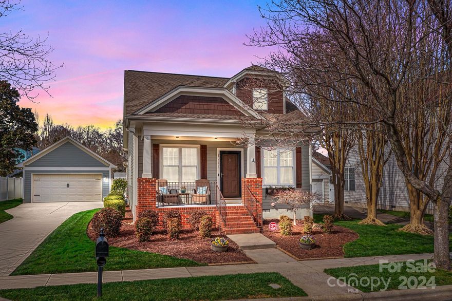 Don't miss your chance to experience the ultimate Birkdale Village lifestyle where convenience is at your fingertips! This lovely home offers the perfect blend of comfort, convenience & style. From the charming front porch, step inside to discover an inviting, open layout that seamlessly connects the living, dining & kitchen areas. This creates an ideal space for entertaining or simply relaxing after a long day. The kitchen boasts stainless appliances, wonderful cabinet space & a convenient breakfast bar for casual dining. Retreat to the spacious primary featuring an en-suite bath plus 2 walk-in closets. 2 additional bedrooms provide versatility for guests, home office or a hobby room. Outside, you'll find a private, fenced rear yard with spacious patio that is perfect for hosting or enjoying peaceful evenings under the stars. Take advantage of the nearby shopping, dining & entertainment options within walking distance! This is the epitome of convenience meets comfort...WELCOME HOME!