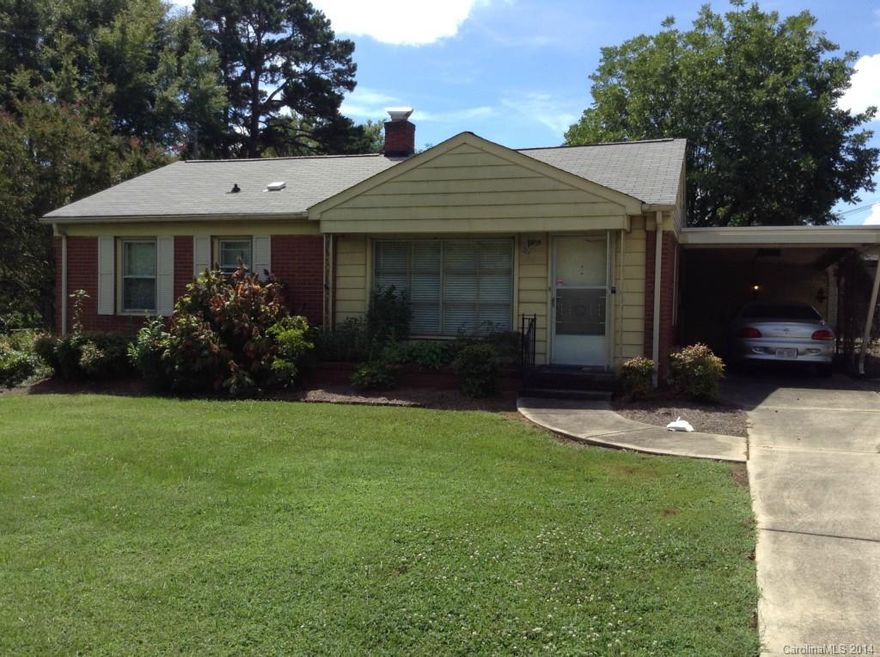 Home is being sold" as is" bungalow with 2 bedrooms and 1 bath. Hvac gas pak 4yrs old. Roof is 6yrs old. Large storage building wired with electricity (240). Home has been hooked up to city water and sewer. Old well on property still works to water garden and grass. Hardwoods under all carpet. Large eat in kitchen. Nice flat lot.