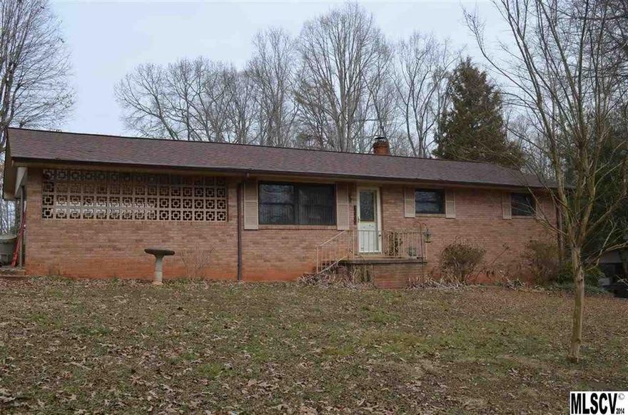 All brick 2bd/2ba home on basement with double carport and large detached metal garage (about 4-5 years old). Per the heirs of home, roof about 5 years old, h20 heater in '08, replacement windows installed about 6-7 years ago. Wood stove in basement was a back up heat source for owner perfect for when power goes out! Hardwoods in the bedrooms. *interior pictures will be posted after heirs remove personal belongings*