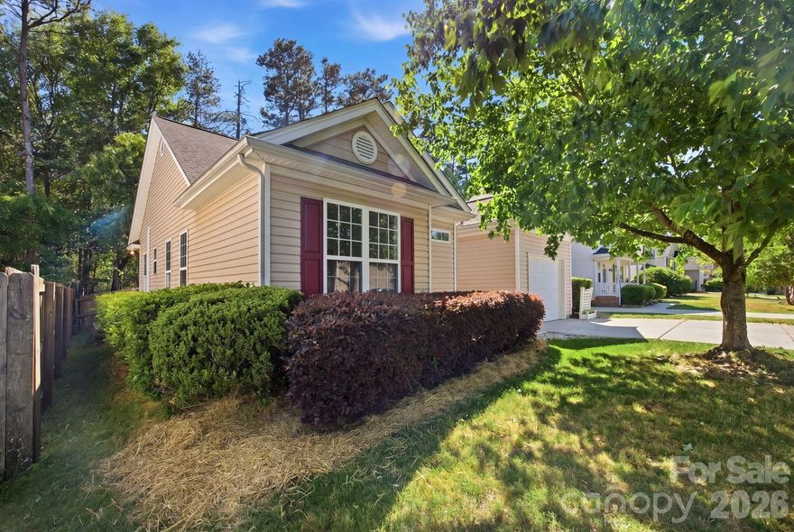 Step inside this beautifully maintained 3-bedroom, 2 full bathroom home with thoughtful updates throughout. Enjoy peace of mind with a new roof (2023), new gutter guards (2024), and brand new carpet (2026). The home features an open and spacious layout with tray ceilings in the primary suite, along with a relaxing garden tub in the primary bathroom. The kitchen is equipped with sleek black appliance, and a washer and dryer are included for convenience. Step outside to a lovely private backyard perfect for relaxing or entertaining.