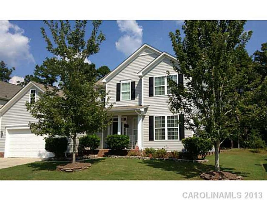 Entertain with ease in this spacious home w/oversized Great Room open to the Kitchen! Hardwood floors! Master on main w/deluxe bath, w-in closet! Kitchen w/breakfast counter, double ovens, smooth surf range, and pantry. New carpet! Jack n Jill baths upstairs & walk in closets! Separate Rec Room! Lrg treed private lot! Shed to remain! Convenient to shopping & services! Porter Ridge Schools!