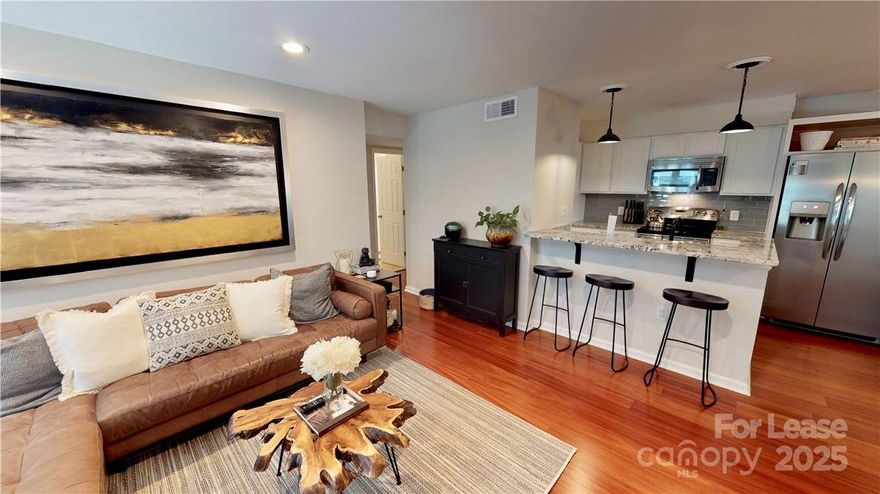 Beautiful first floor 2 bedroom 1 bath condo in the heart of 4th Ward!  Newly remodeled, fresh paint, modern finishes, and an oversized private outdoor space - perfect for entertaining!  Steps from 4th Ward Park, restaurants, and shopping.  Washer and dryer included, pets are conditional and awesome community pool to enjoy for summer!  Enjoy easy living in the best part of the city surrounded by trees and quiet in the heart of it all!