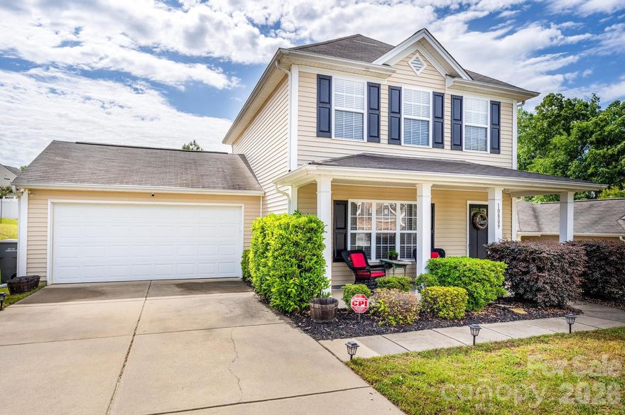 Charming 3 bedroom/2.5 bath home in The Farm at Riverpointe.  Greatroom open to dining room and kitchen...luxury vinyl plank floor and freshly painted on main floor. Kitchen with stainless appliances includes the refrigerator ('22).  Primary bedroom up with 2 additional bedrooms.  HVAC approx. 5 years.  Water heater replaced 2/23.  2 car garage.  Relax on your covered front porch or the patio in the large backyard with a privacy fence (installed '23).  Enjoy all the wonderful resort style amenities...clubhouse with fitness center, outdoor pool, basketball court, tennis/pickleball courts, sand pit volleyball, playground, large field for soccer & community events, large dog park, community garden and sidewalks.  Davidson address with Cabarrus/Kannapolis taxes.