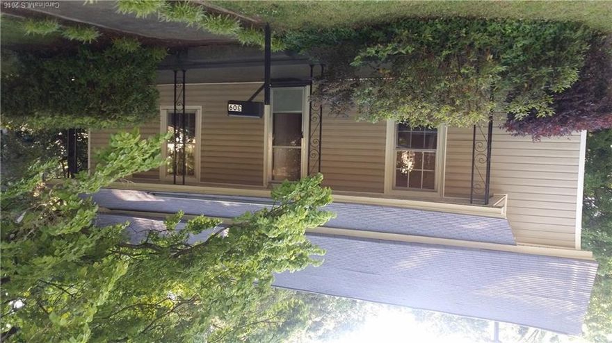 home has been updated  inside and out..  newer central air.   close to Glencarin Gardins, I-77 and downtown