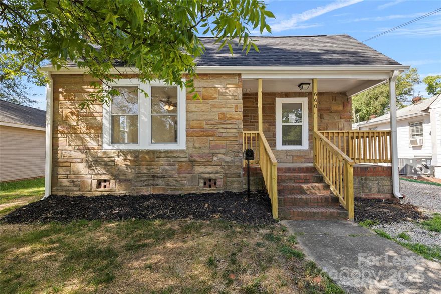 Welcome to this 2 beds, 2 baths beautifully remodeled home in the heart of Rock Hill, SC ! This home boasts a contemporary design with LVP flooring throughout and an open floorplan that seamlessly connects the Great Room, Dining Area, and Kitchen. The updated kitchen features sleek white shaker cabinets, luxurious granite countertops, and SS appliances, offering both style and functionality. Located at the rear entry, the Mud Room includes the Laundry area, providing practical storage and organization. Designed for privacy, this layout places the Guest Suite and Primary Bedroom on opposite sides of the home. A generous-sized bed with an updated bath that includes a granite vanity and a walk-in shower. The larger primary bedroom features a ceiling fan. The ensuite is fully updated with an extended vanity area and a walk-in shower. Enjoy the fenced backyard and a huge shed offers additional storage or workshop space.