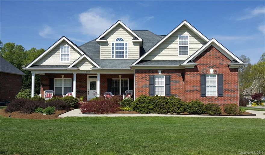 PICTURE PERFECT! This beautiful 4 bedroom, 3 bathroom home in Lawson’s Creek has everything you could ask for….Brazilian cherry hardwoods, large moldings, high ceilings! You will love the open airy floor plan! The main level features Master Suite, stunning two story great room w/vaulted ceilings and fireplace.