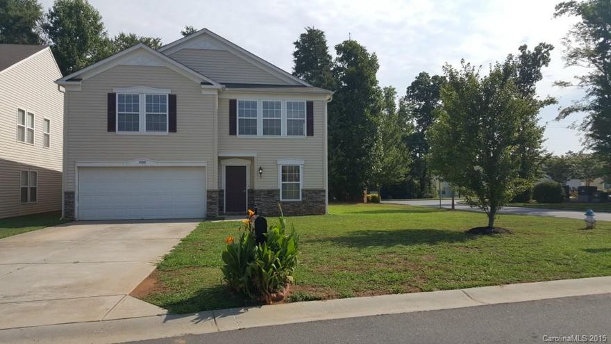 Spacious home on a corner lot in the highly sought after Fort Mill school district!  Open floor plan that flows nicely throughout. Main floor has a bedroom and full bath next to a nice sitting area.  Large living room and master bedroom on second floor!