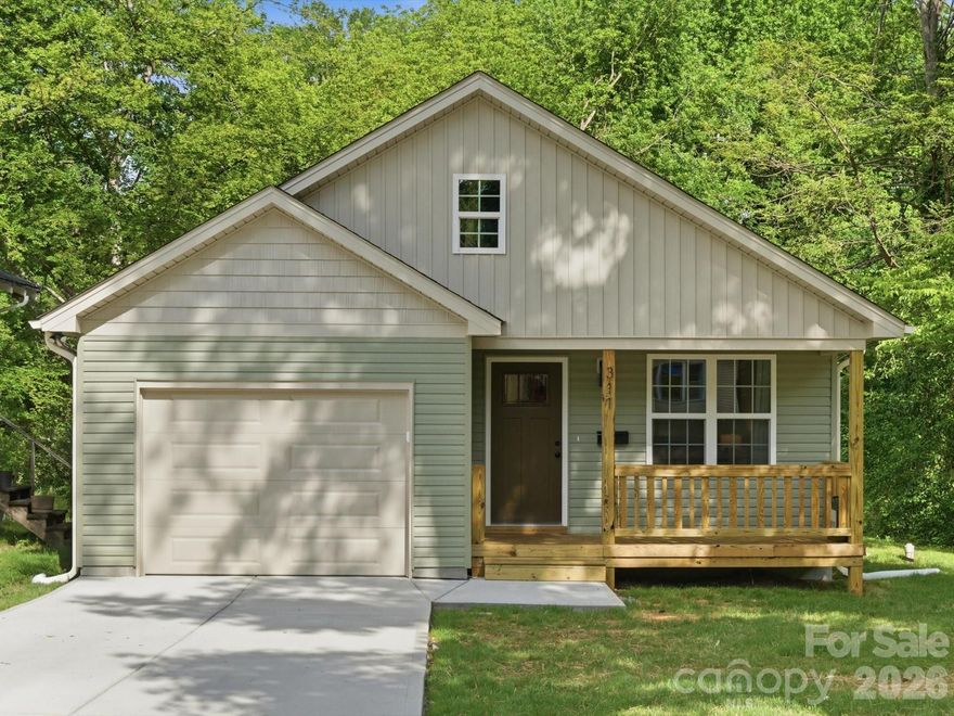 Stunning New Construction home on Clegg Street in Shelby, NC. Close proximity to the historic Downtown Shelby. Offering local restaurants, cozy coffee shops, and stores. The moment you enter this home you will notice the tall ceilings in the living room and open floorplan. Kitchen offers a beautiful island with seating and great cabinet space. Walk in pantry! Custom mud room/ drop zone and laundry room is just off the kitchen and access from the garage. Primary bedroom is located at the back of the house along with the luxurious bathroom. Bathroom offers a double vanity sink with great storage. & don't miss the walk-in closet! Secondary bedrooms are a great size. The back covered porch over looks the backyards tree line. Perfect for relaxing. Builder is offering a 1 year warranty AND a 2-10 buyers warranty.