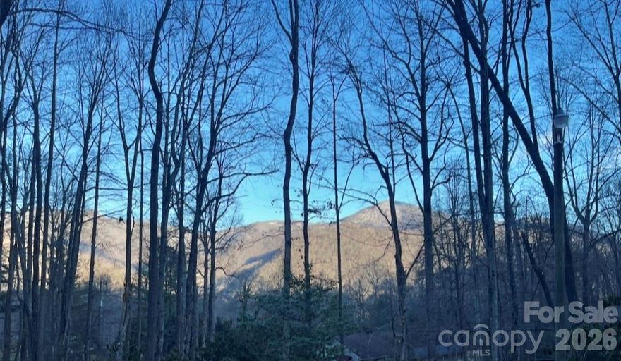Winter Views from the cottage lot in the heart of Maggie Valley. Quiet location in established residential neighborhood just minutes from local amenities, restaurants and shopping. Only 10 minutes to Central Waynesville. 

City water available (subject to authorization for hook up from Maggie Valley) Lot was peviousely approved for 3 bedroom septic but the permit has expired,